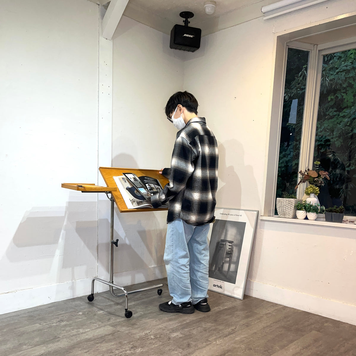 H.M.N社 デンマーク製 ヴィンテージ フレキシブルテーブル