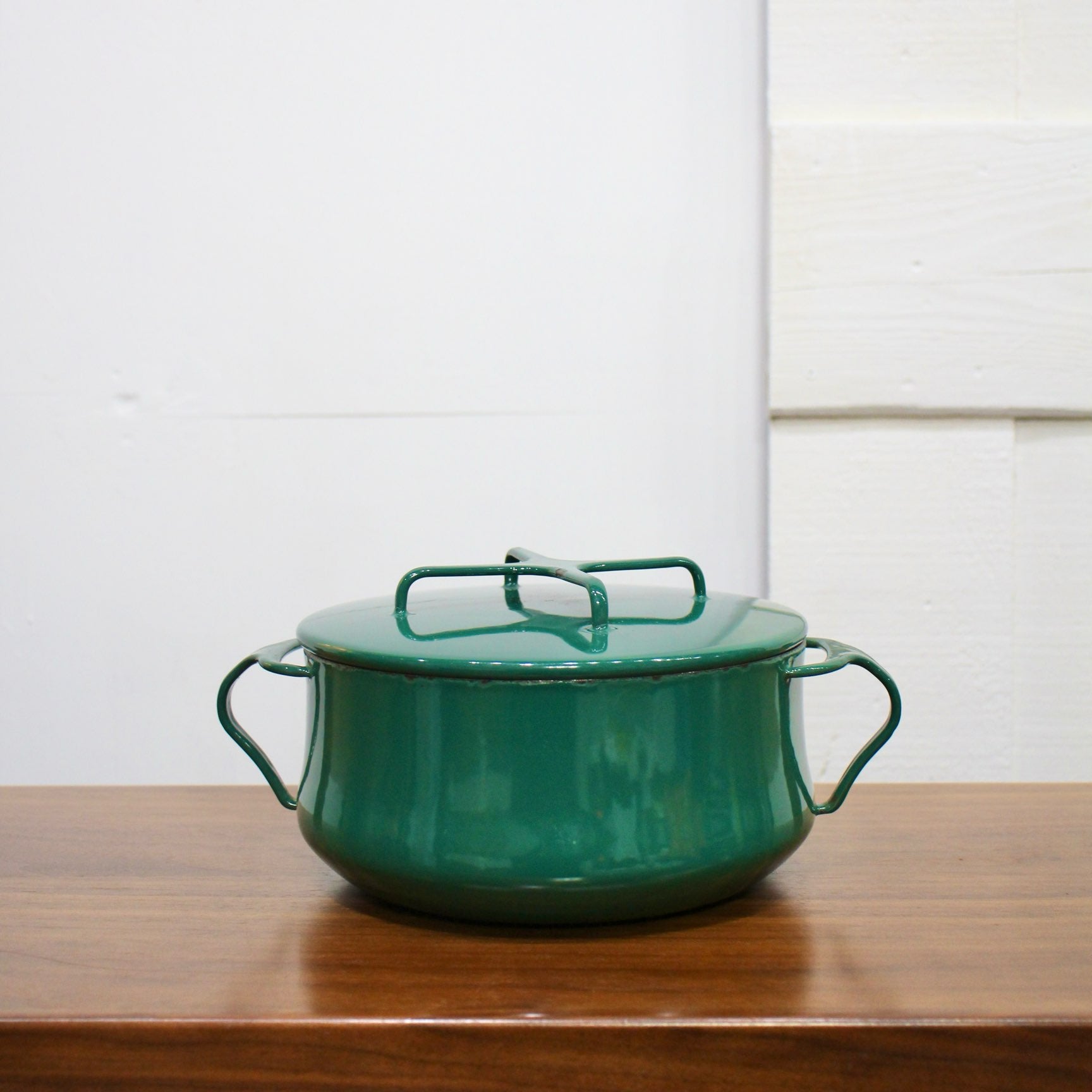 ダンスク / DANSK コベンスタイル ホーロー 両手鍋 18cm ダークグリーン