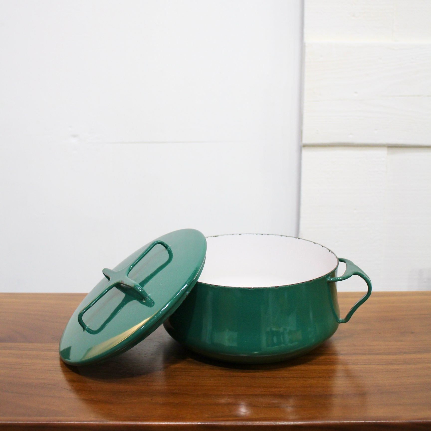 ダンスク / DANSK コベンスタイル ホーロー 両手鍋 18cm ダークグリーン