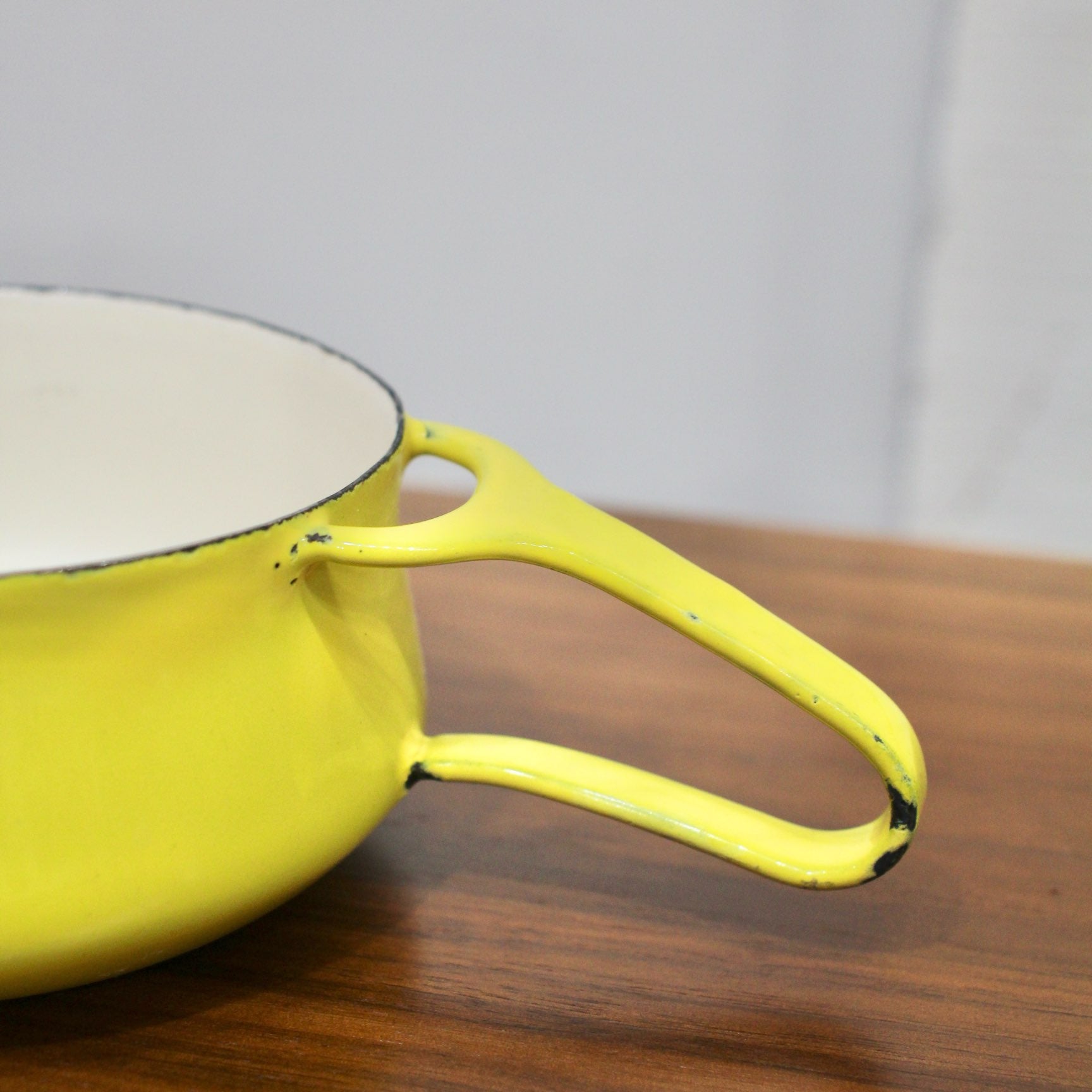 ダンスク　バターウォーマー&ヴィンテージバターウォーマーSet　黄色　■美品■ ダンスク / DANSK コベンスタイル ホーロー バターウォーマー 片手鍋