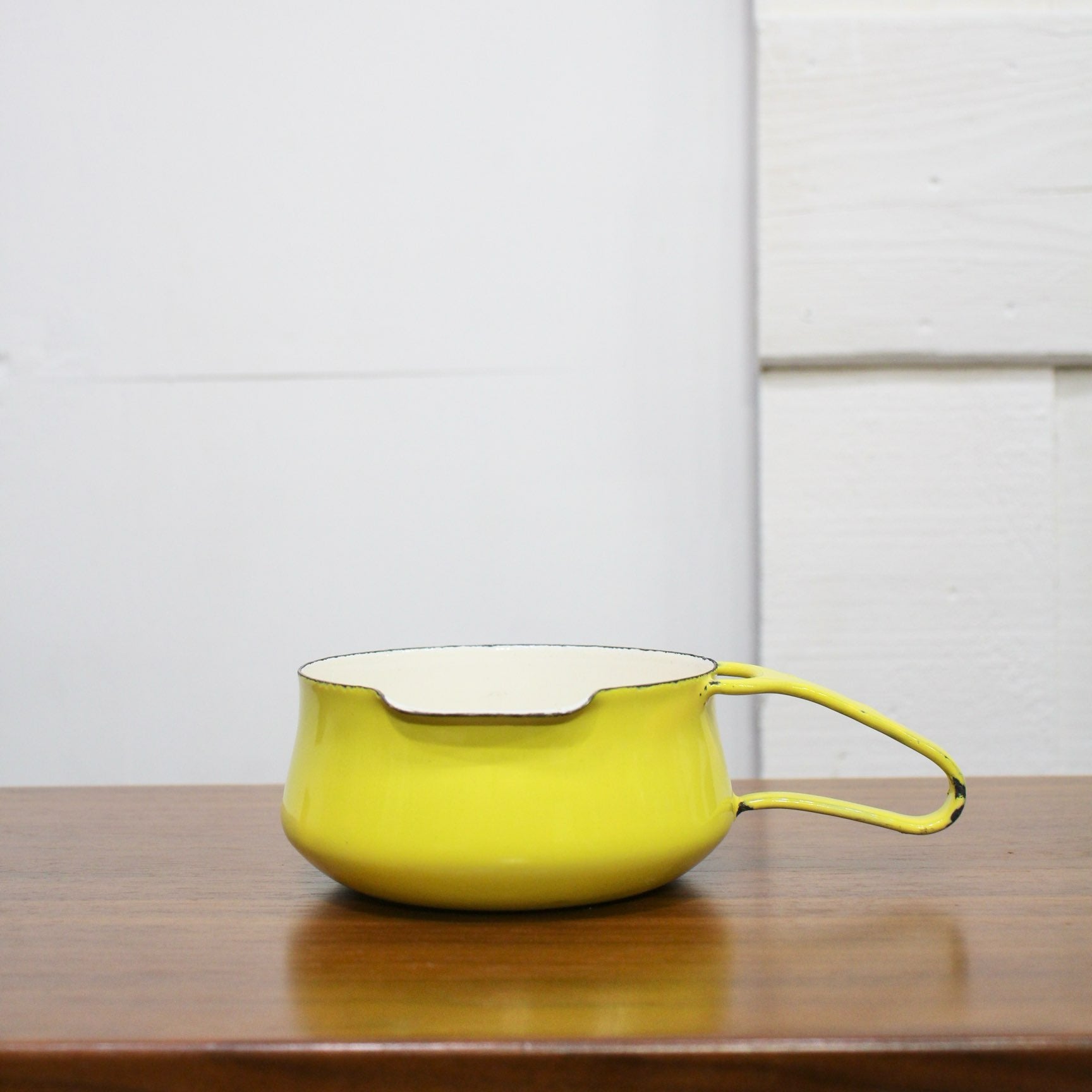 ダンスク / DANSK コベンスタイル ホーロー バターウォーマー 片手鍋 12cm レモンイエロー