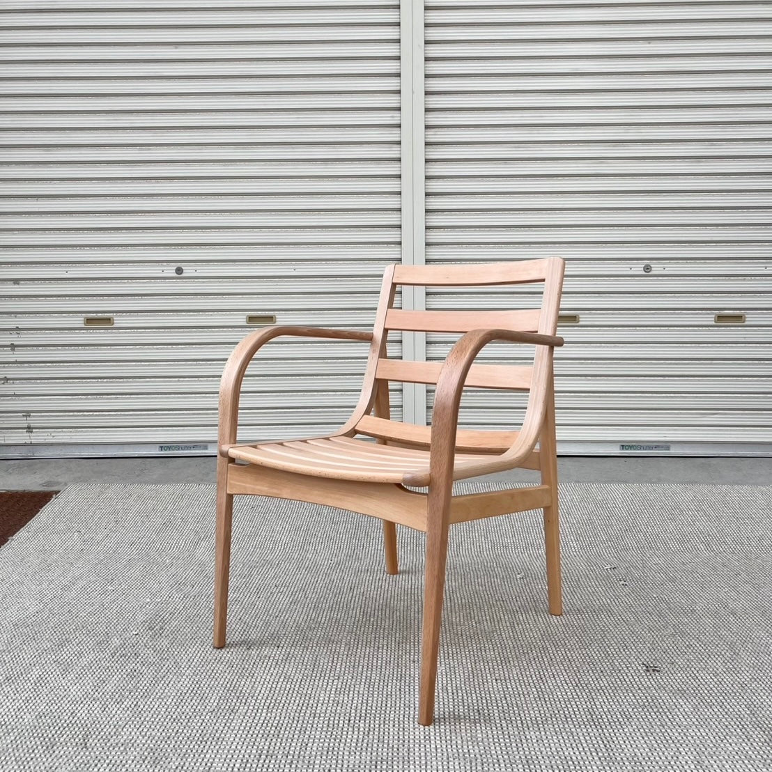 飛騨産業 / HIDA エルチェア / L-Chair アームチェア キツツキ