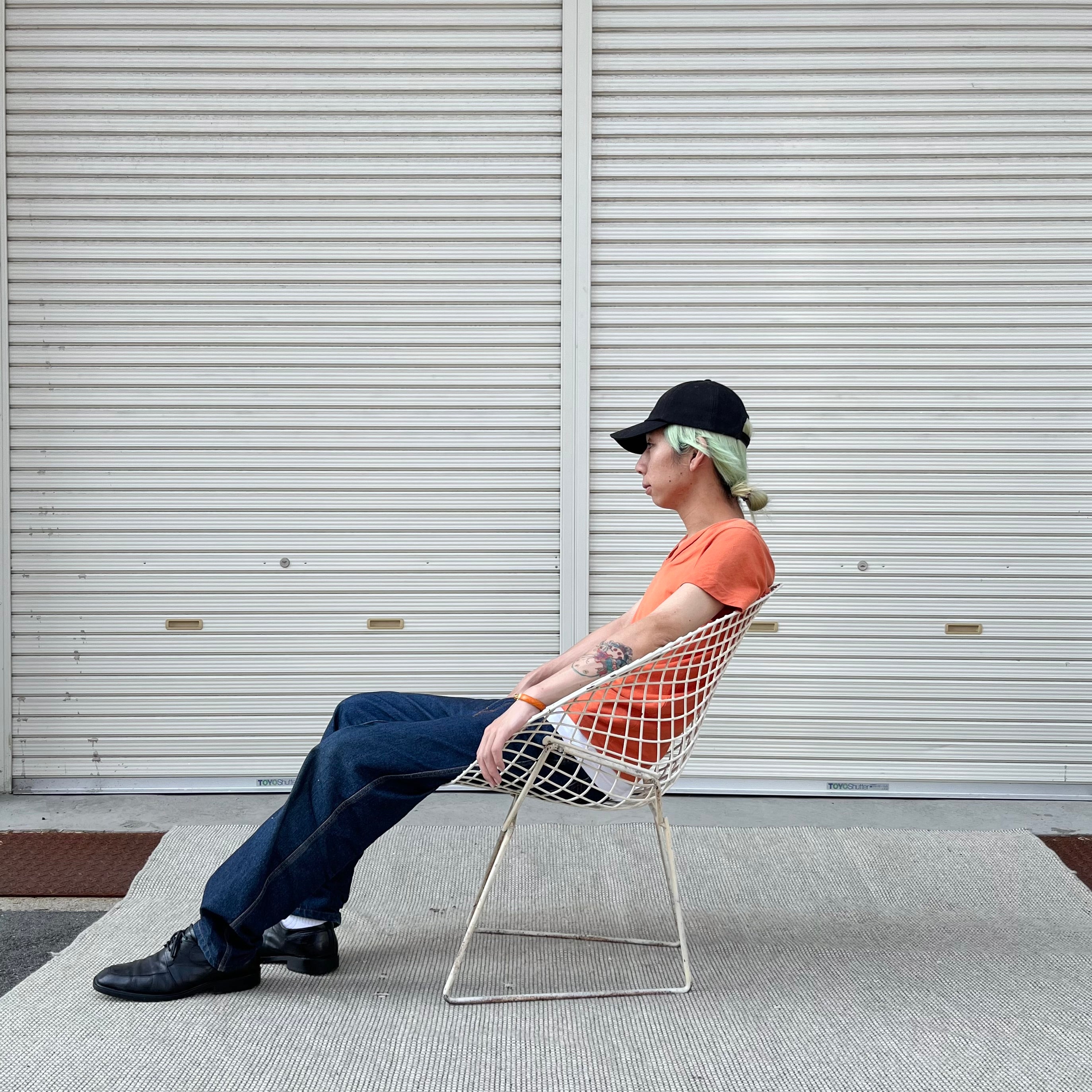 ノル / Knoll ダイヤモンドチェア ワイヤー ハリー・ベルトイア ヴィンテージ