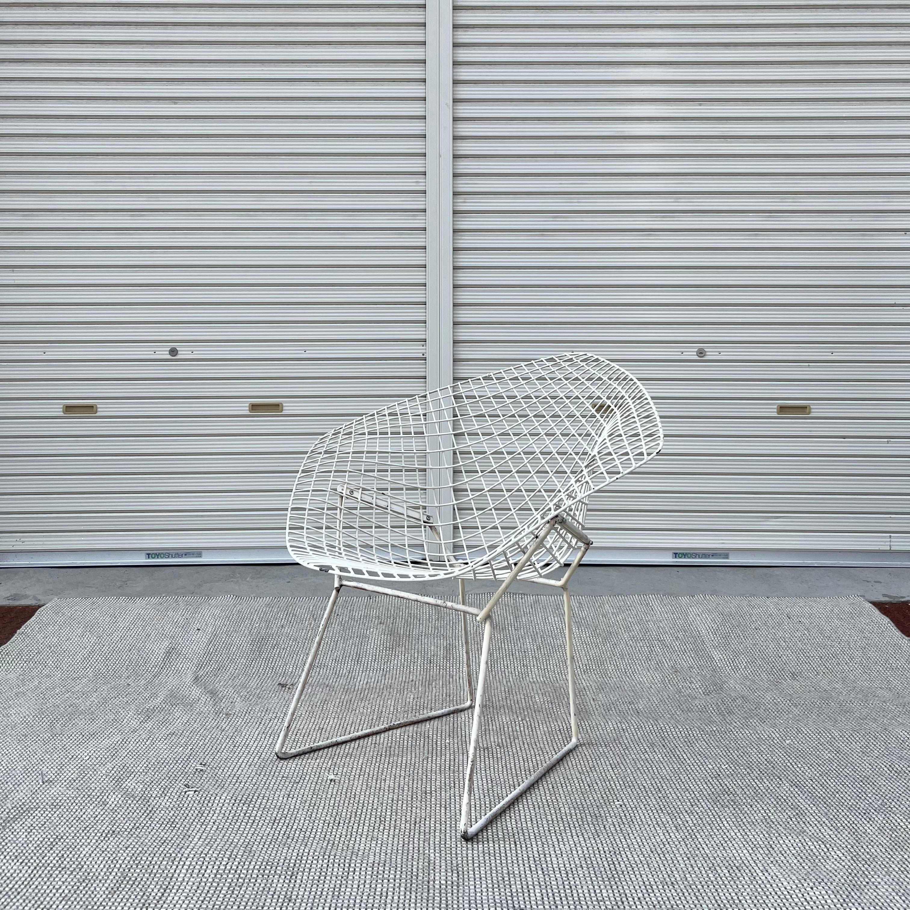 ノル / Knoll ダイヤモンドチェア ワイヤー ハリー・ベルトイア ヴィンテージ
