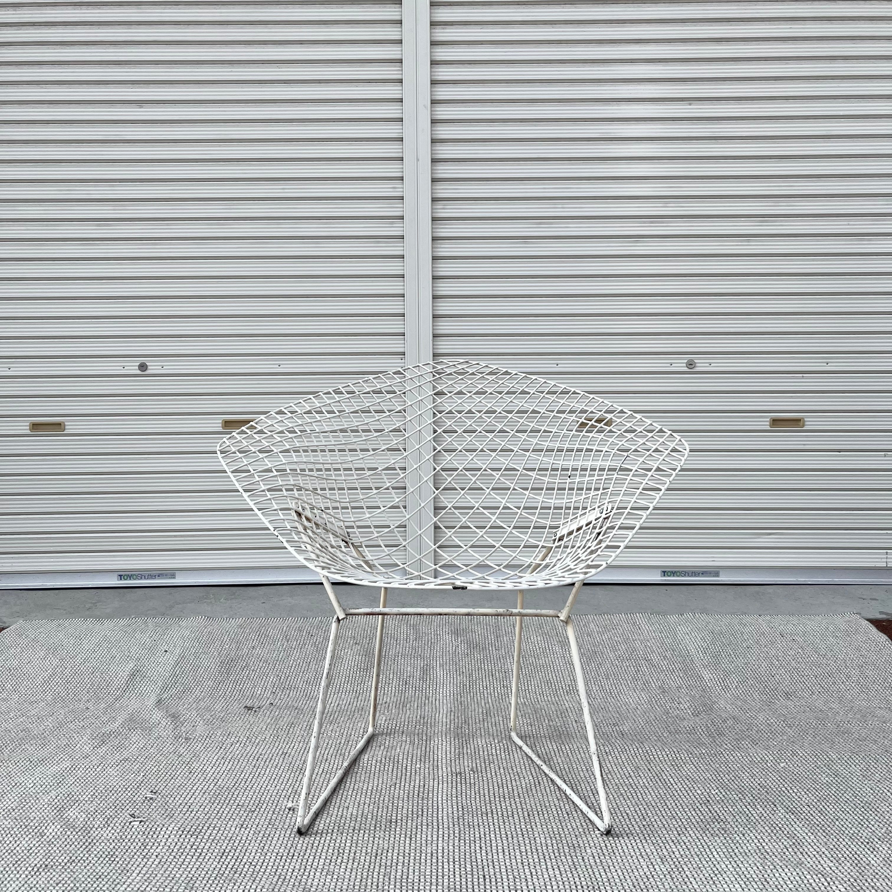 ノル / Knoll ダイヤモンドチェア ワイヤー ハリー・ベルトイア ヴィンテージ