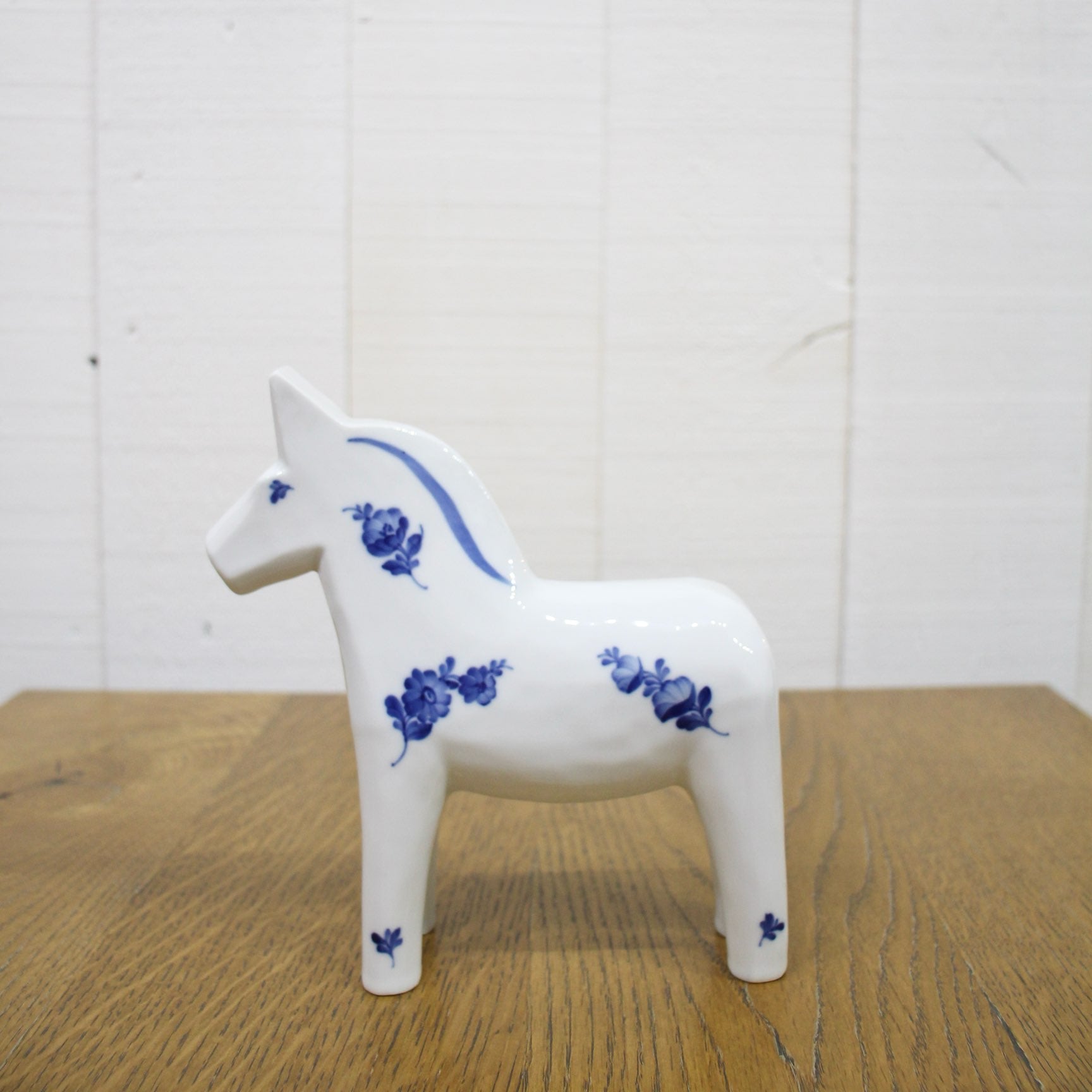 ロイヤルコペンハーゲン / Royal Copenhagen ブルーフルーテッド ダーラナホース フィギュリン - Restyle