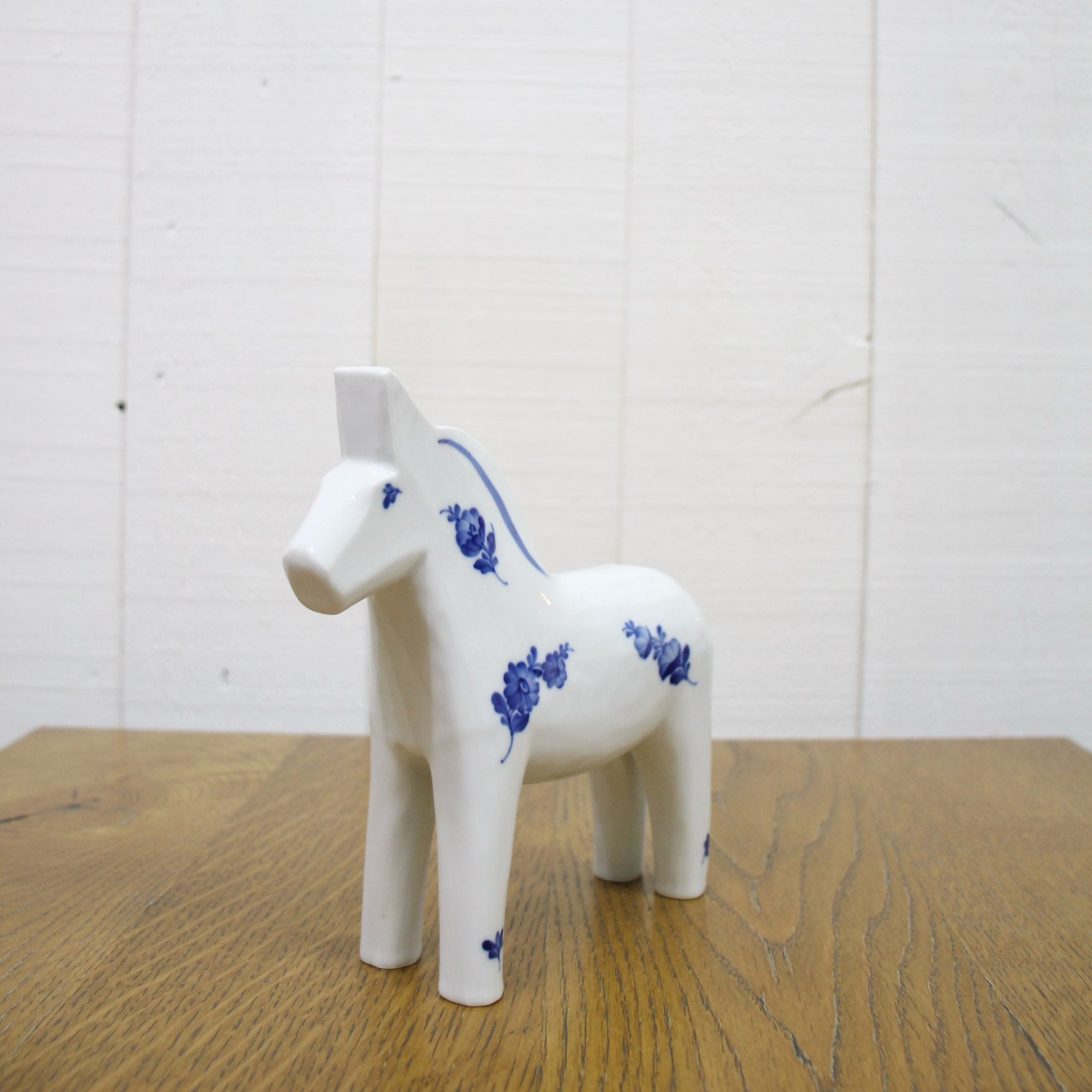 未使用　稀少レア　ロイヤルコペンハーゲンダーラナホース　フィギュリン ロイヤルコペンハーゲン / Royal Copenhagen ブルーフルーテッド