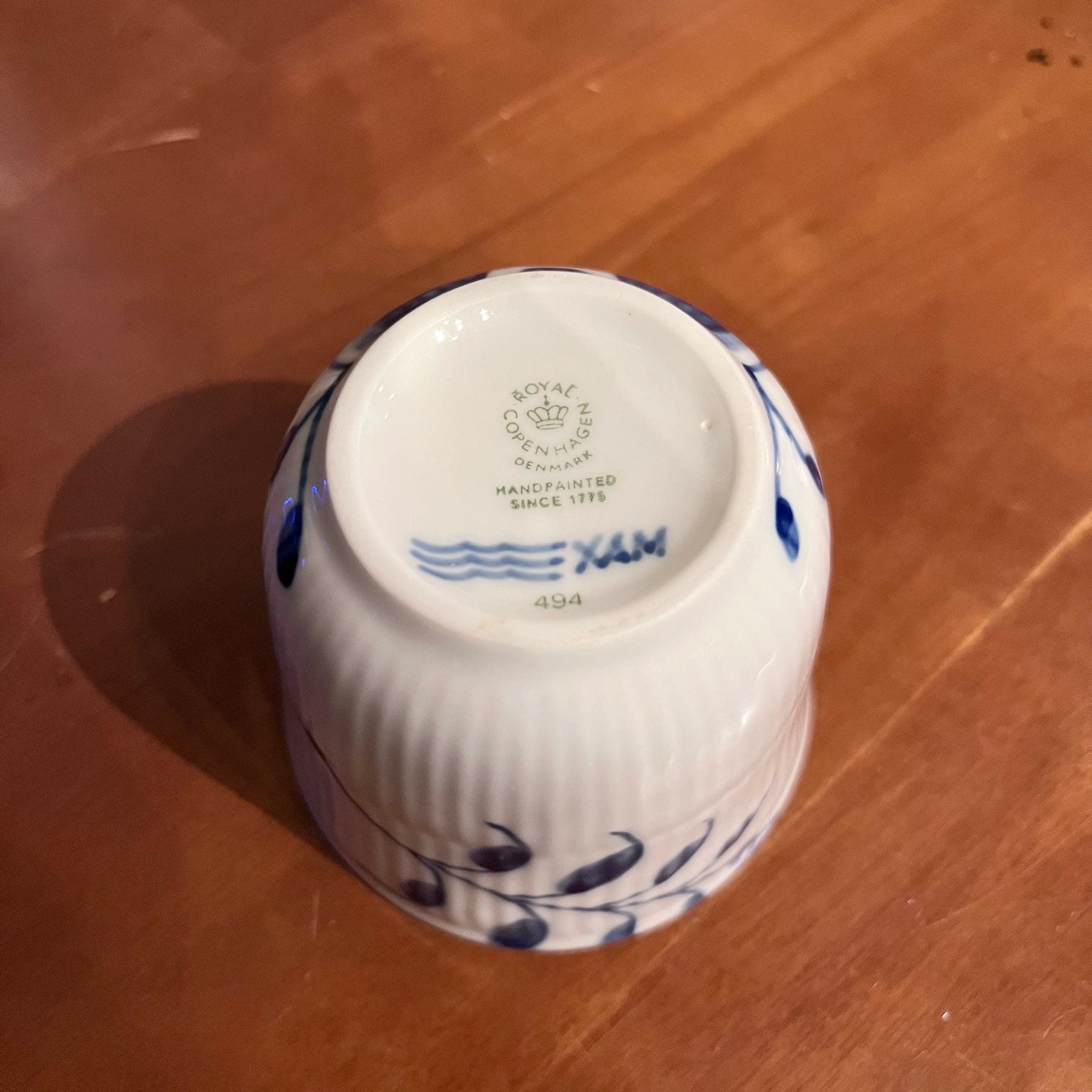 ロイヤルコペンハーゲン / Royal Copenhagen ブルーフルーテッド・メガ カップ φ8.5 未使用品 - Restyle