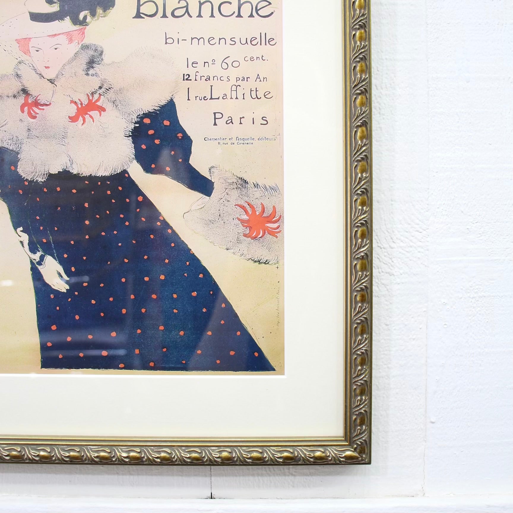 ラ・ルヴュ・ブランシェ / La revue blanche ポスター ロートレック