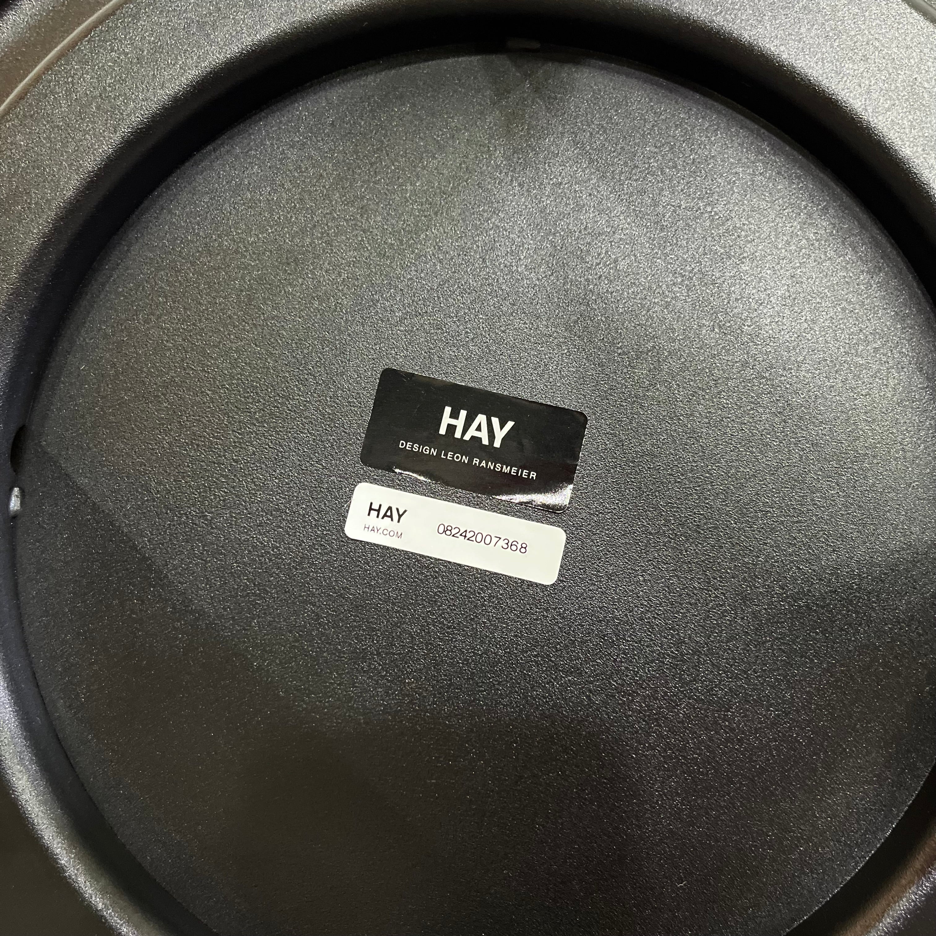 ヘイ / HAY リボルバー / REVOLVER バルスツール / BAR STOOL HIGHT H76 ブラック ハイチェア