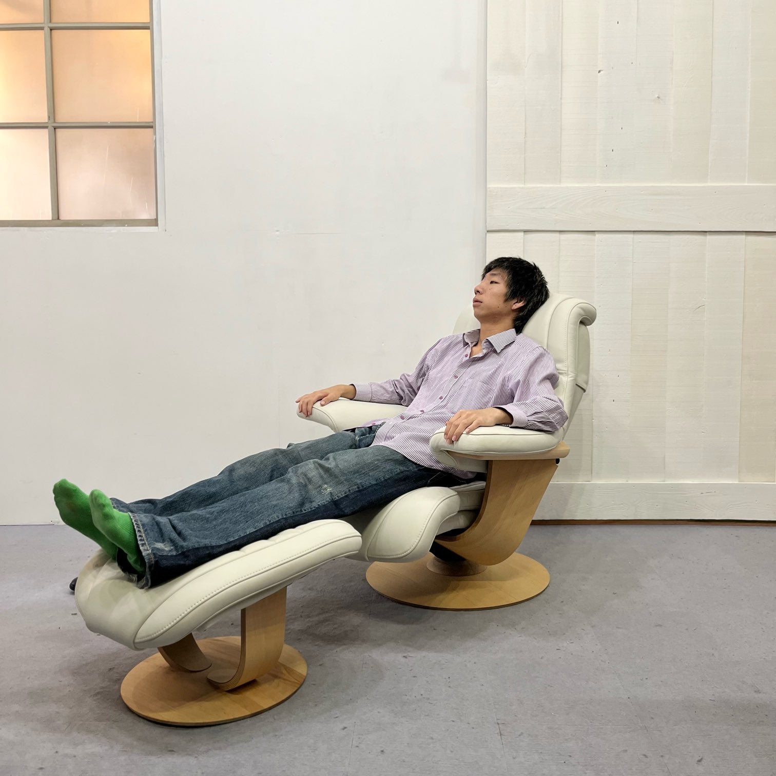 カリモク / karimoku ドマーニ / domani エクセルライフ リクライナー エグゼフォート / EXEFORT リクライニングソファ＆オットマンset