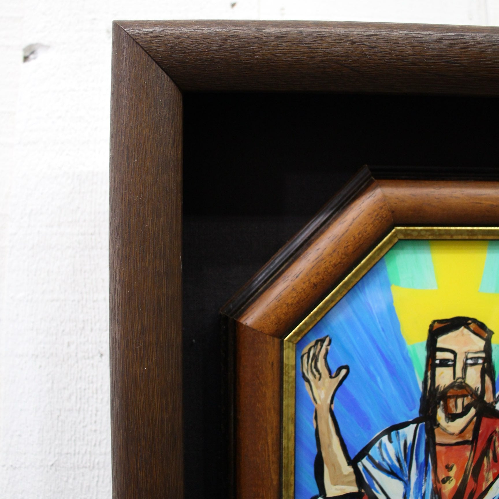 田中忠雄　「降臨 キリスト」絵画