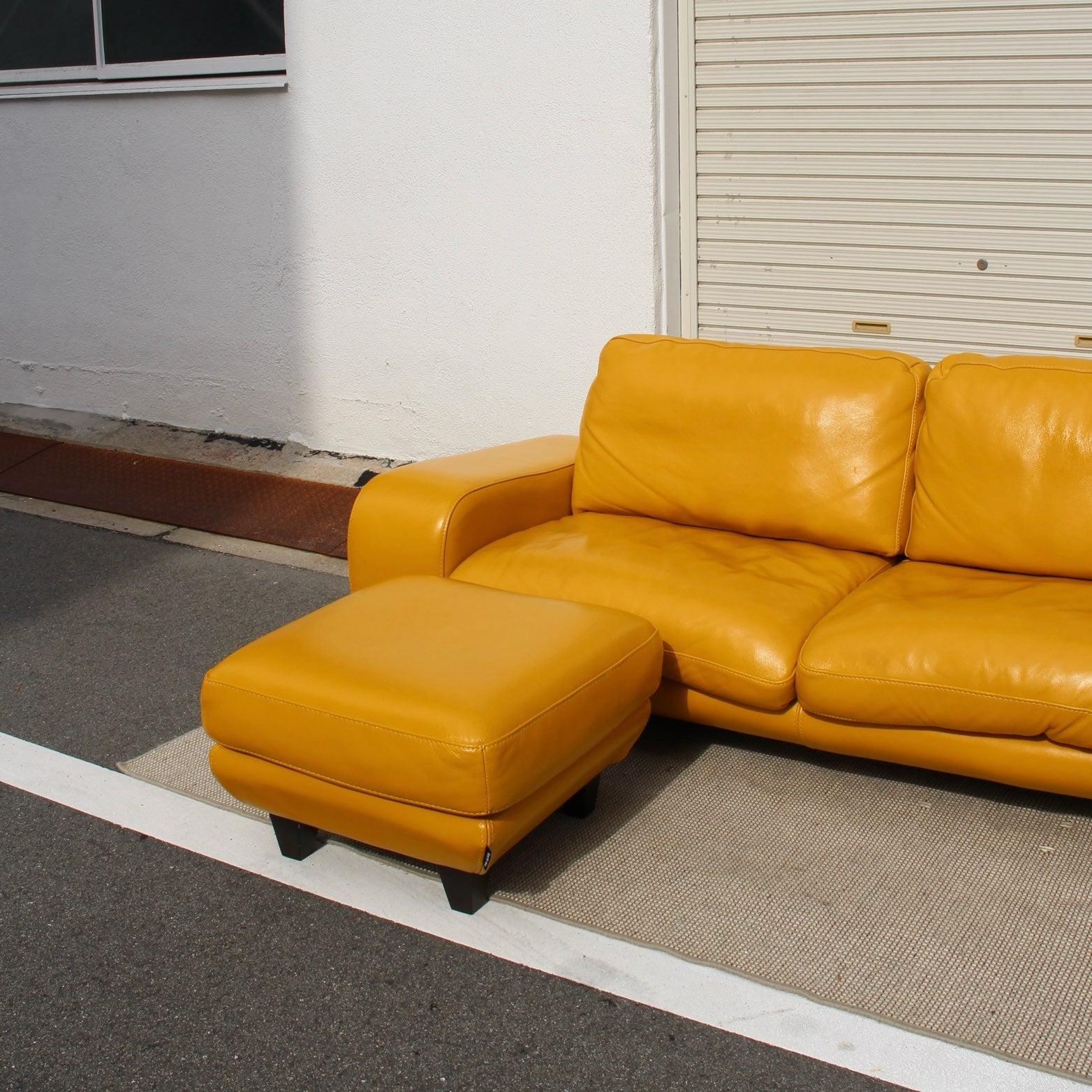 アクタス / ACTUS ファイブ バイ ファイブ / five by five オットマン 本革