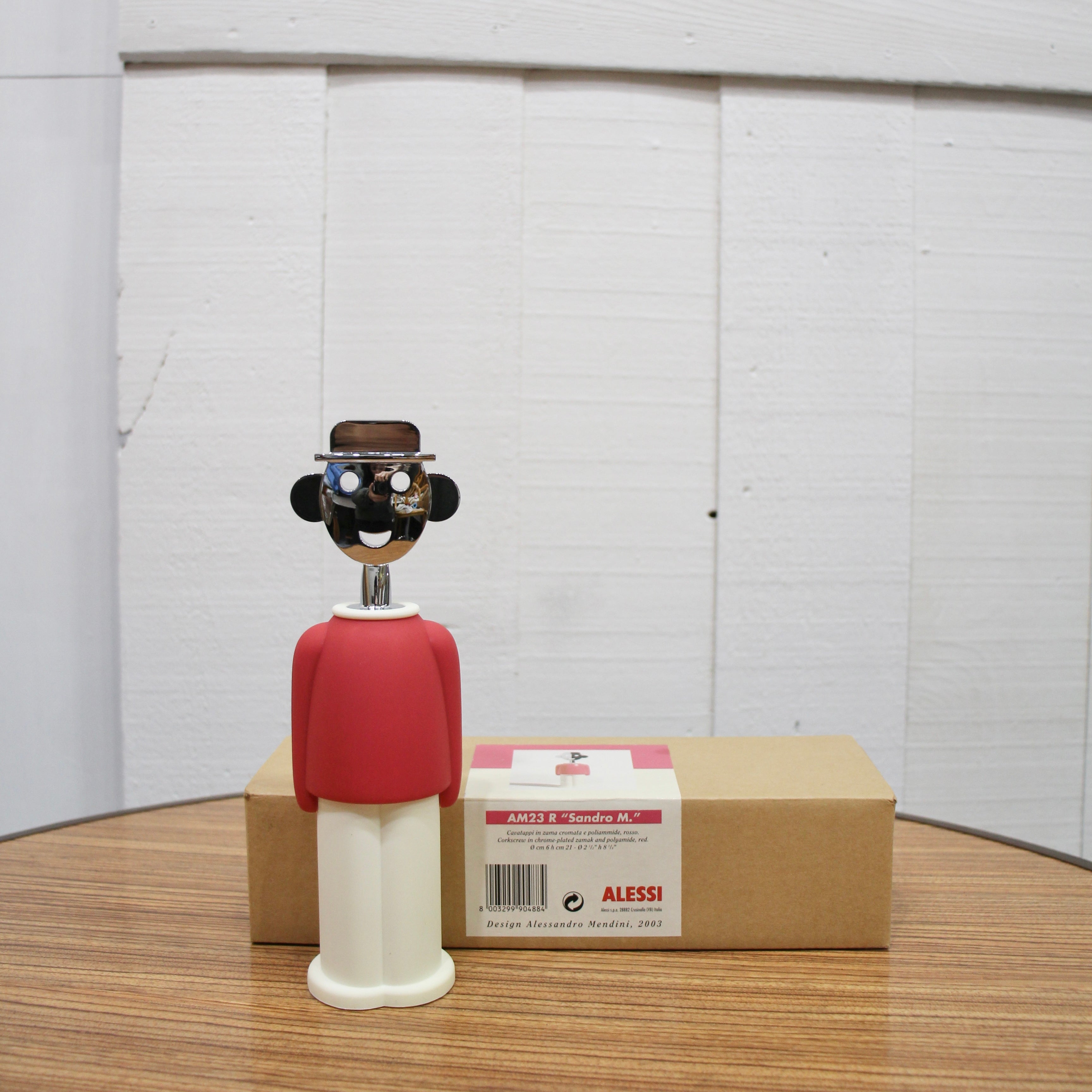 アレッシ /  ALESSI アレッサンドロ M.ワインオープナー / Alessandro M. コルクスクリュー 未使用品