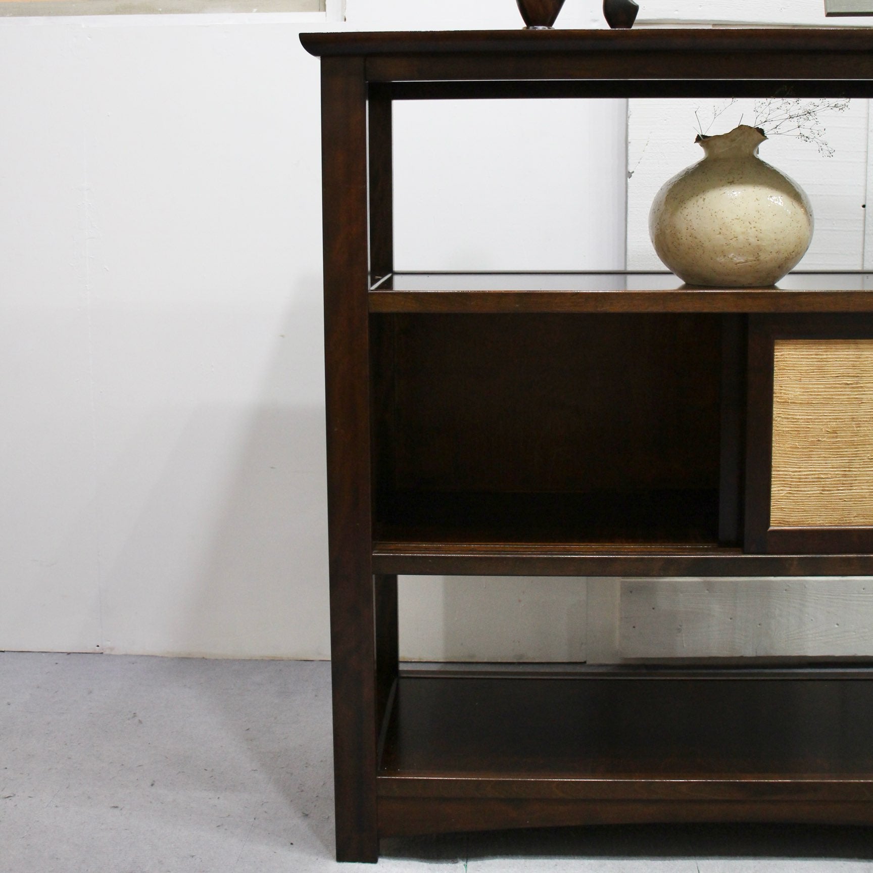 松本民芸家具 C型クズ布 茶棚 茶箪笥 民藝家具