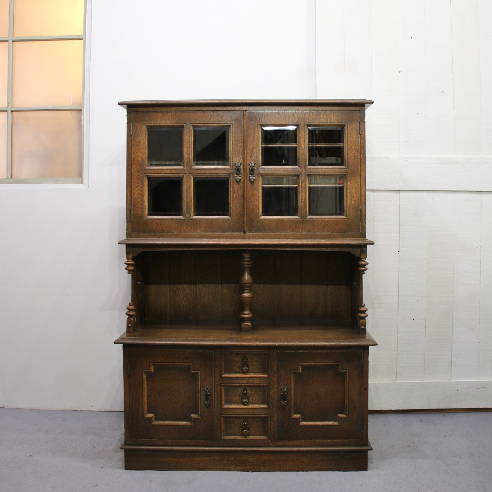 永田良介商店 食器棚 オーク材 神戸家具 ジャパニーズモダン