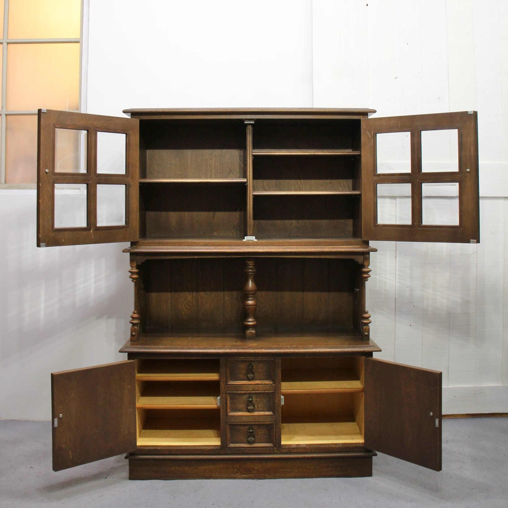 永田良介商店 食器棚 オーク材 神戸家具 ジャパニーズモダン