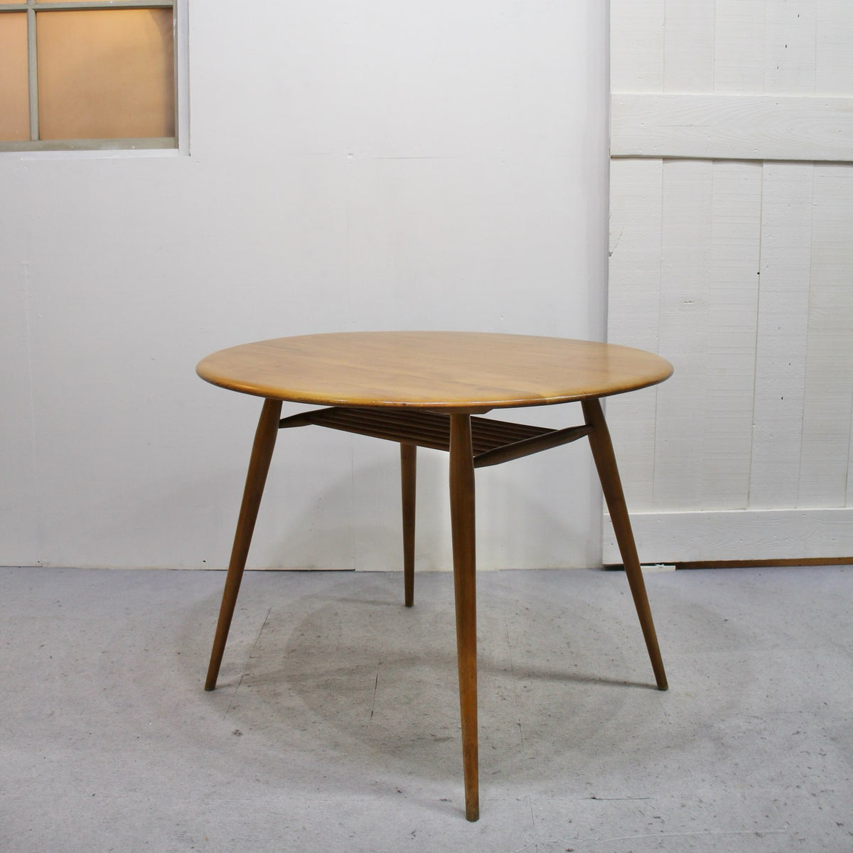アーコール / ERCOL ラック付 オーバルダイニングテーブル 