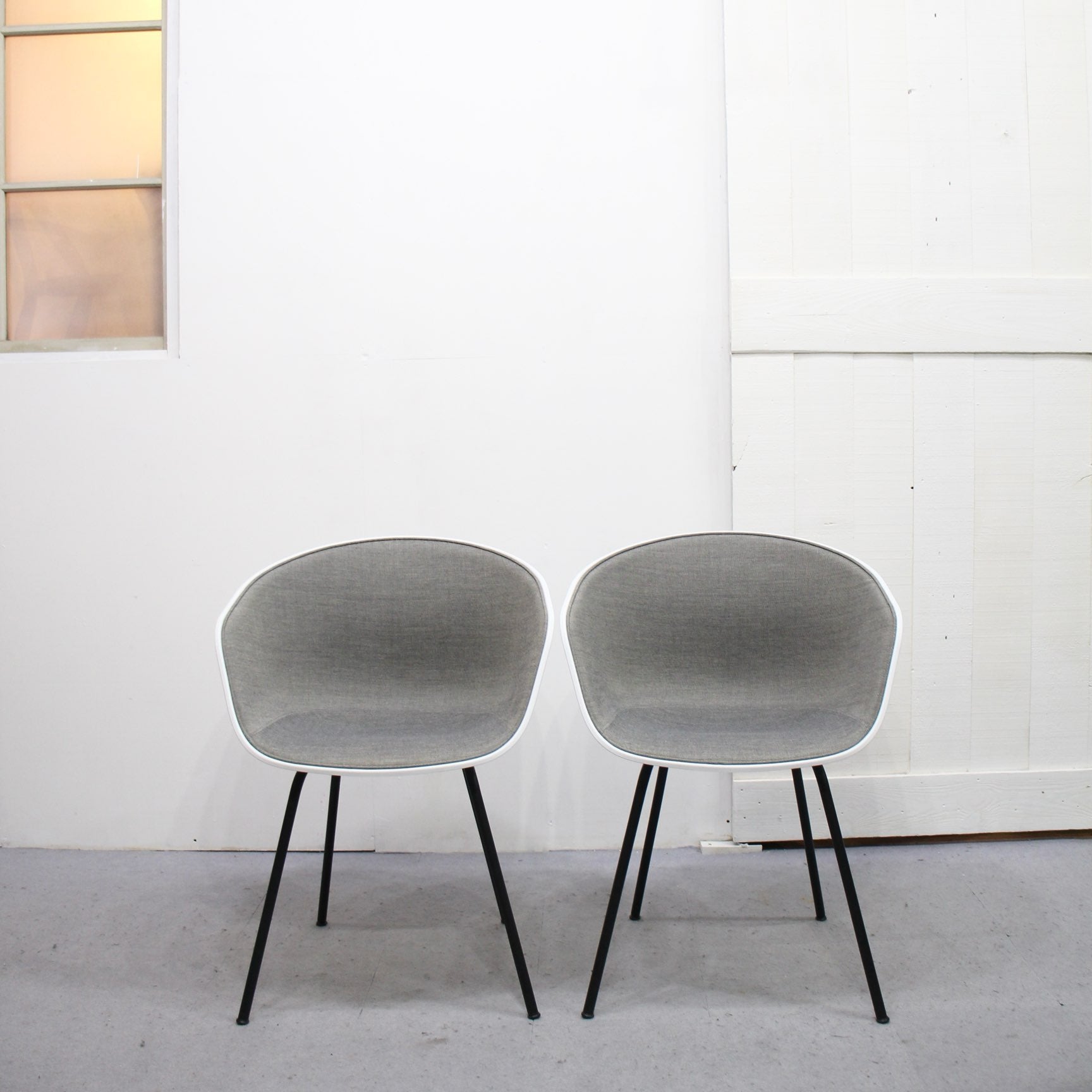 美品！HAY AAC 26 ホワイト ヘイ / HAY ABOUT A CHAIR AAC26 フロント ファブリック デンマーク