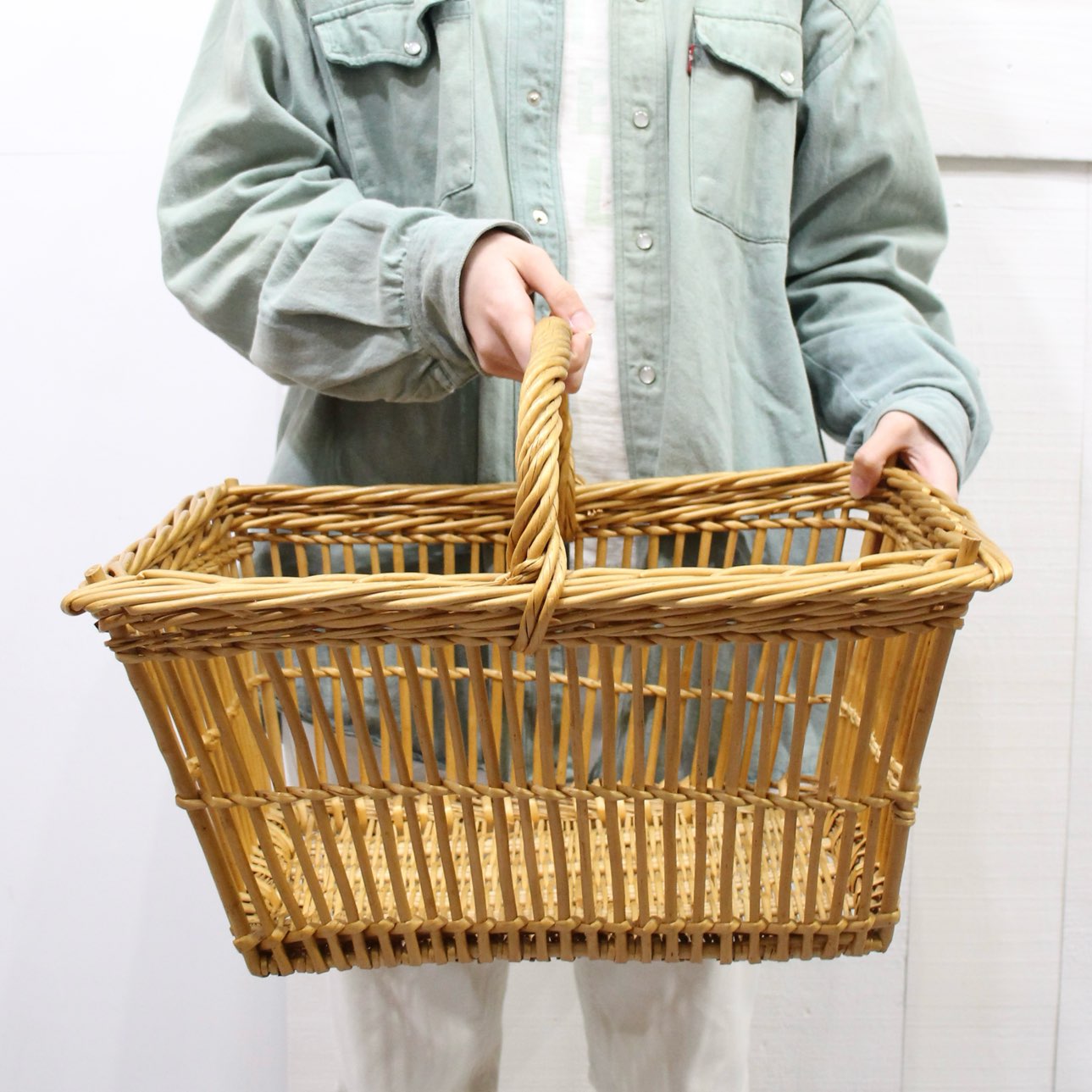 キャトル セゾン / quatre saisons フランス製 柳バスケット スクエア - Restyle