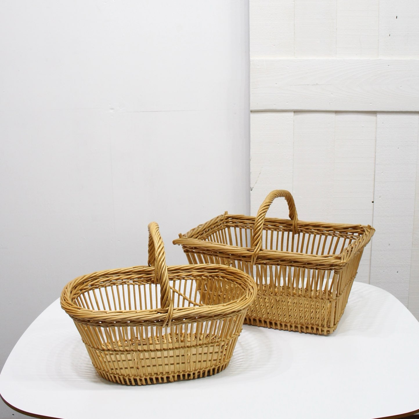 キャトル セゾン / quatre saisons フランス製 柳バスケット オーバル 楕円 - Restyle