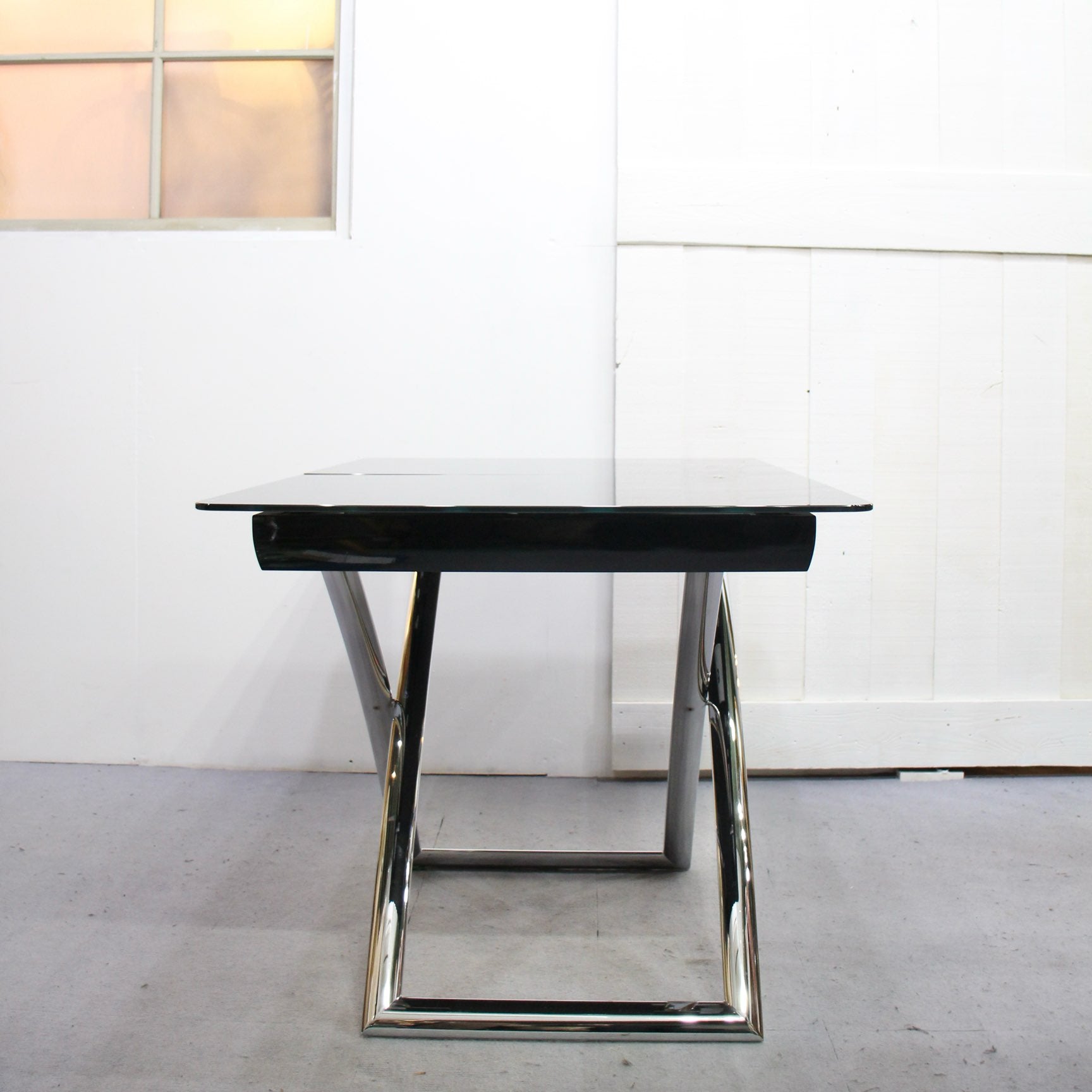 カリガリス / Calligaris  コヌビア マジックジェー /  connubia Magic-J 昇降＆伸長式ガラステーブル - Restyle