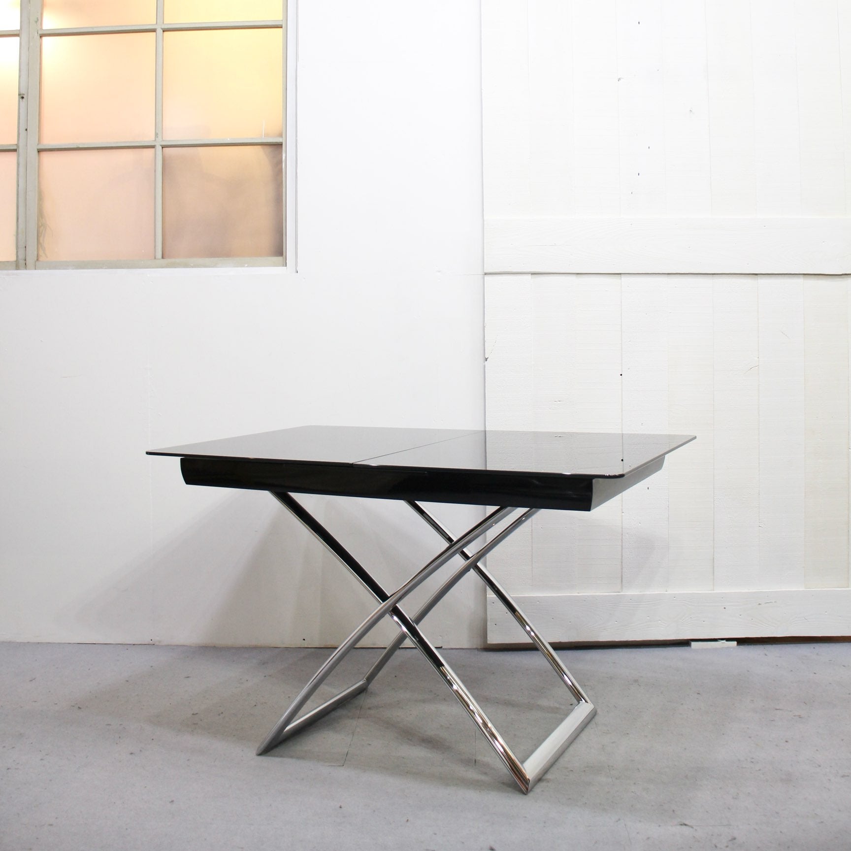 カリガリス / Calligaris  コヌビア マジックジェー /  connubia Magic-J 昇降＆伸長式ガラステーブル - Restyle