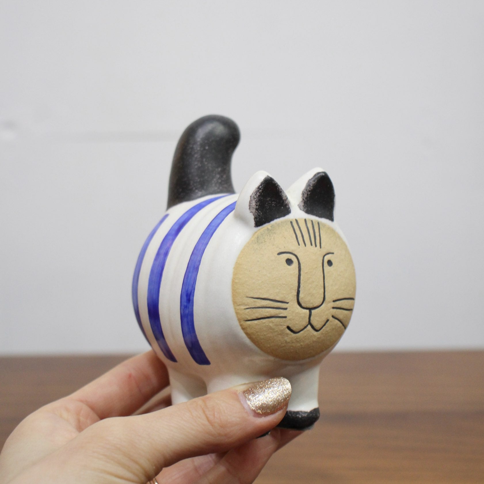 ディエチキャット / dieci cat 限定赤ボーダー リサ・ラーソン ブルー