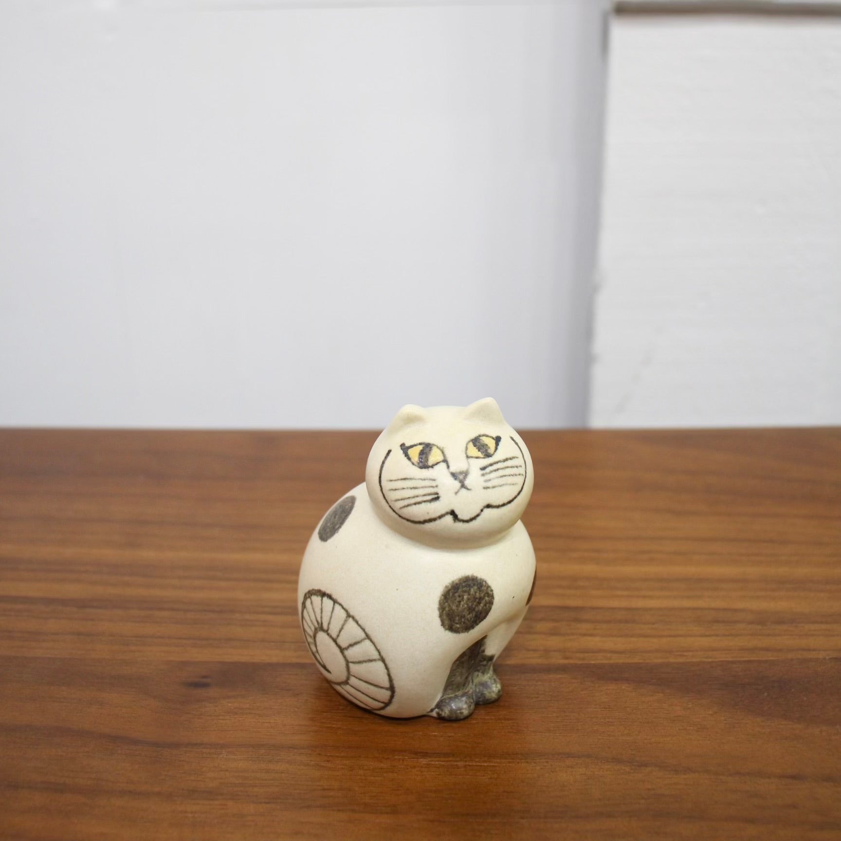 ケラミックステュディオン/ Keramik Studion Gustavsberg ミア ミニ（ぶち） / Mia Katt storazooシリーズ リサラーソン