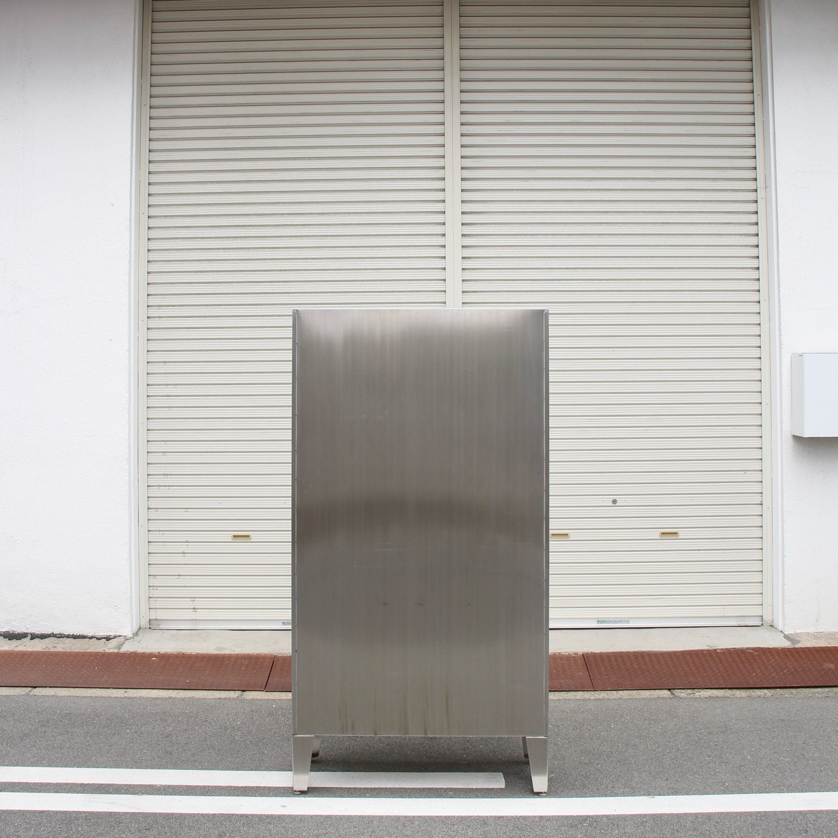 ステンレスケビント 飾り棚 コレクションケース 幅90