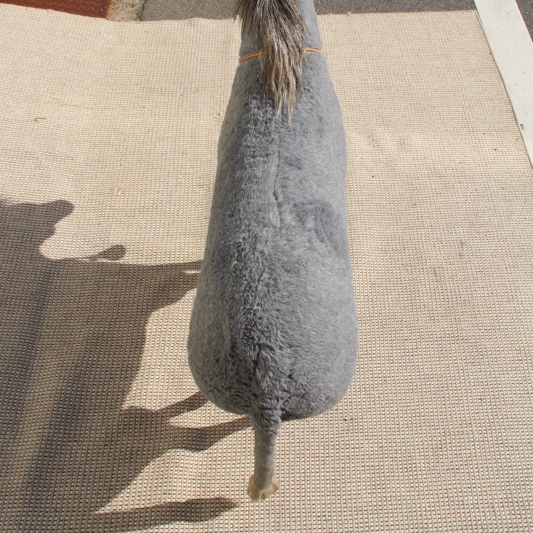 アニマルスツール ロバ ぬいぐるみオブジェ