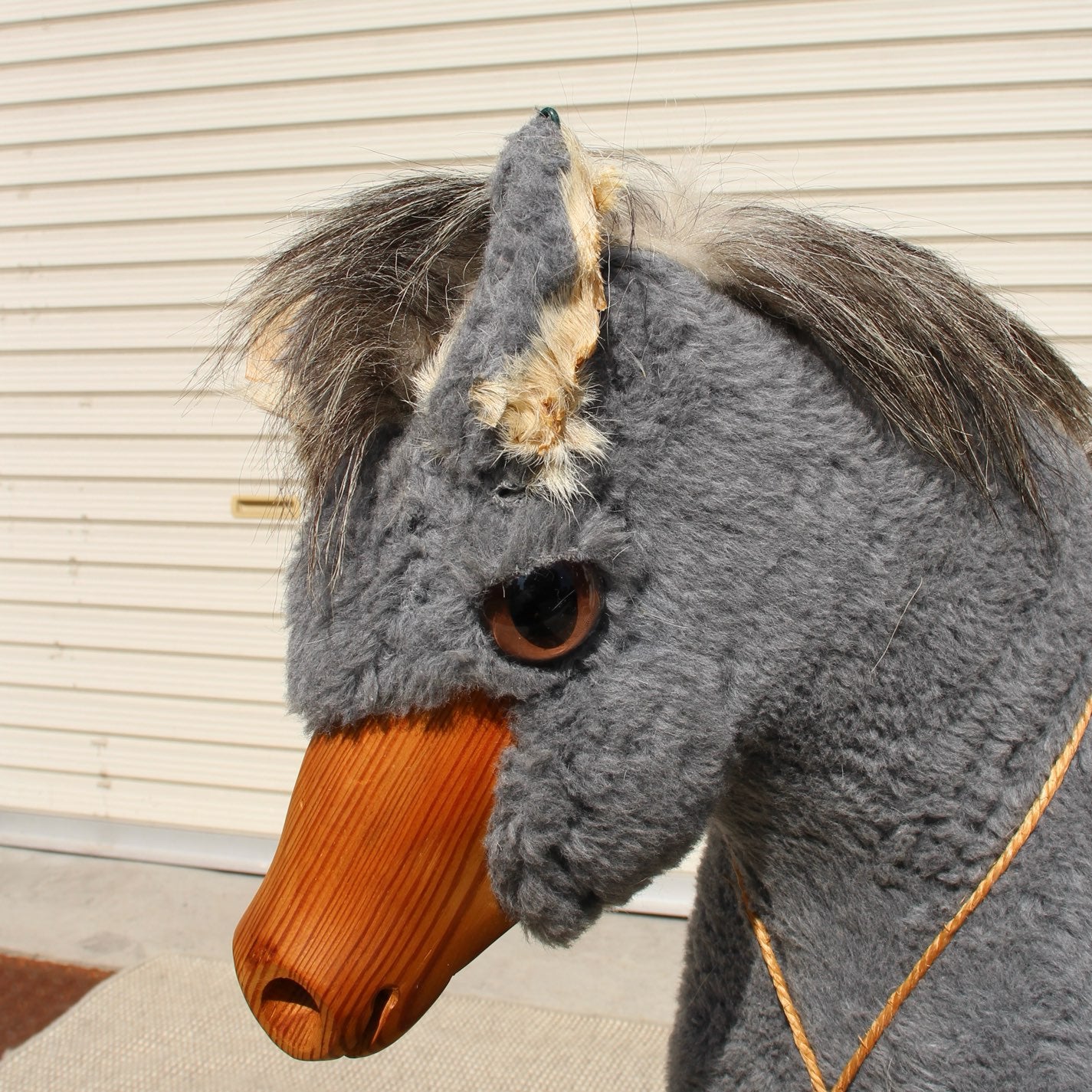 アニマルスツール ロバ ぬいぐるみオブジェ