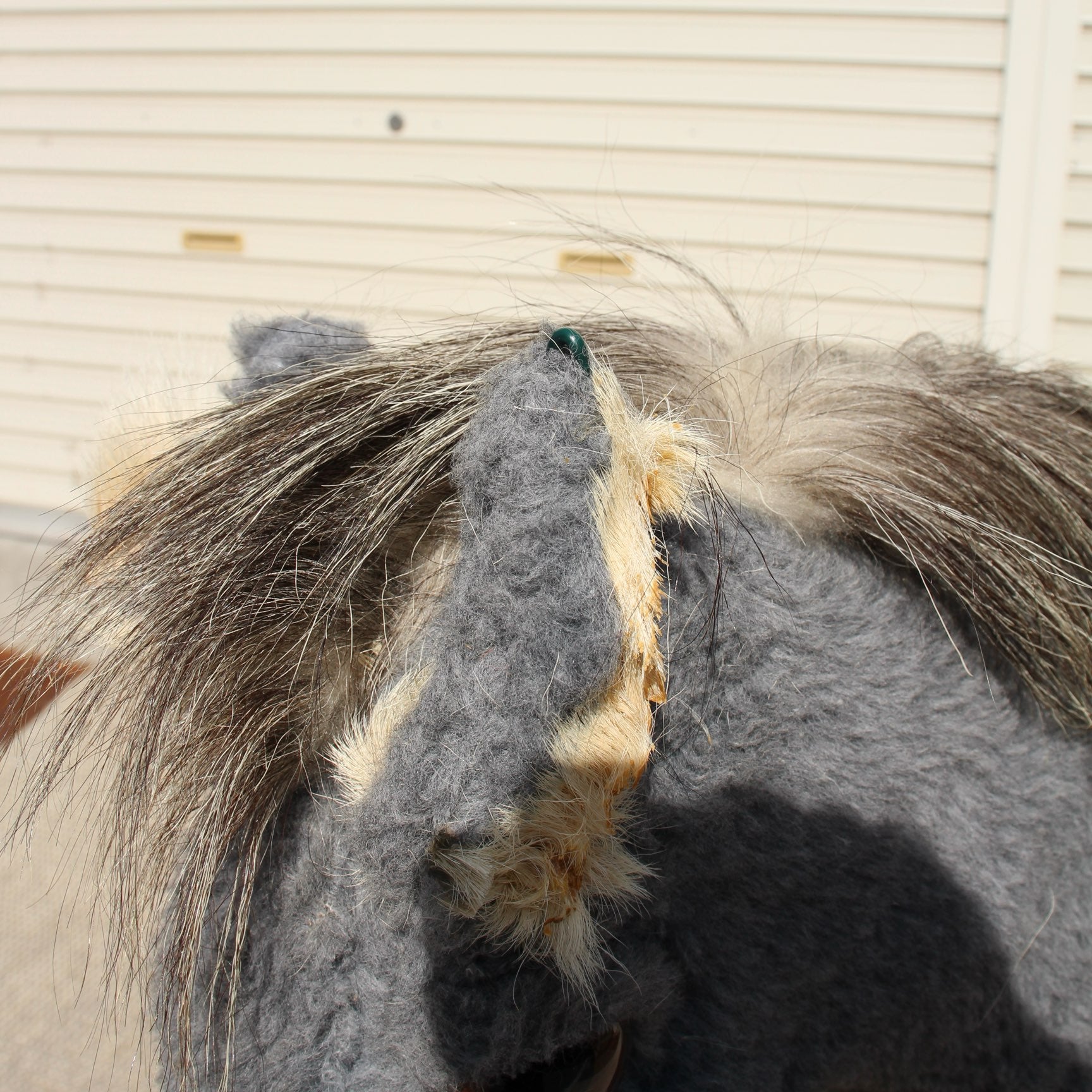 アニマルスツール ロバ ぬいぐるみオブジェ