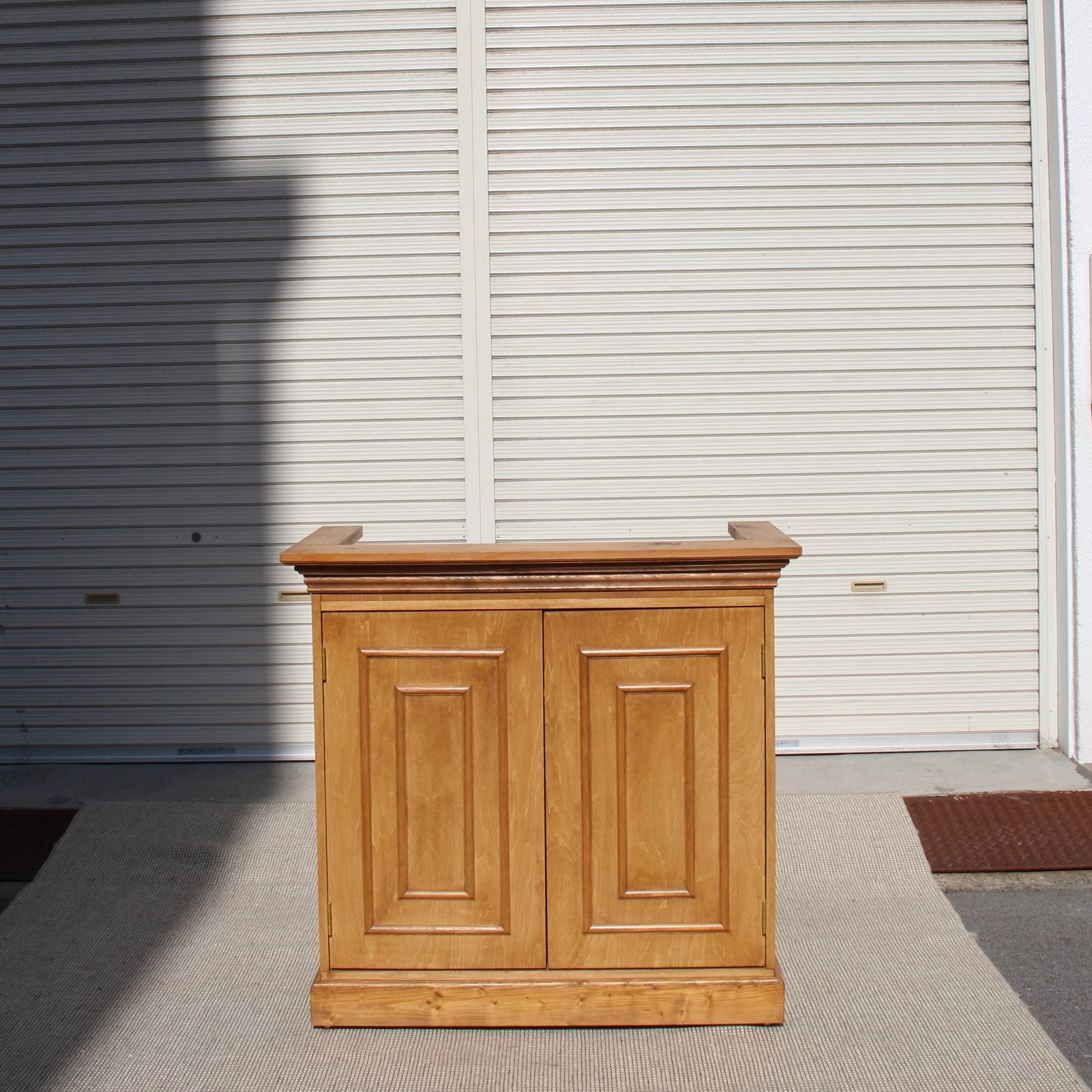 パイン材 ナチュラルなレジカウンター レジ台