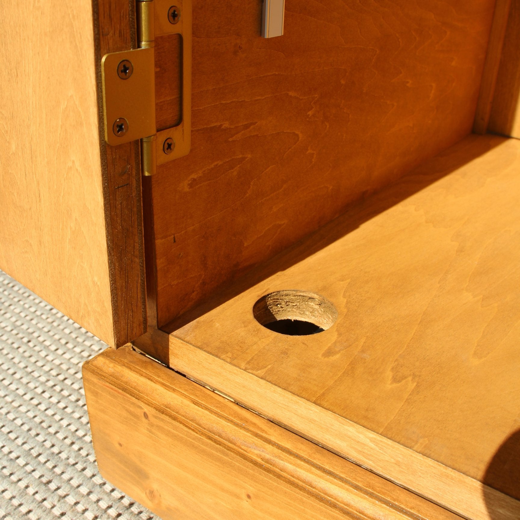 パイン材 ナチュラルなレジカウンター レジ台