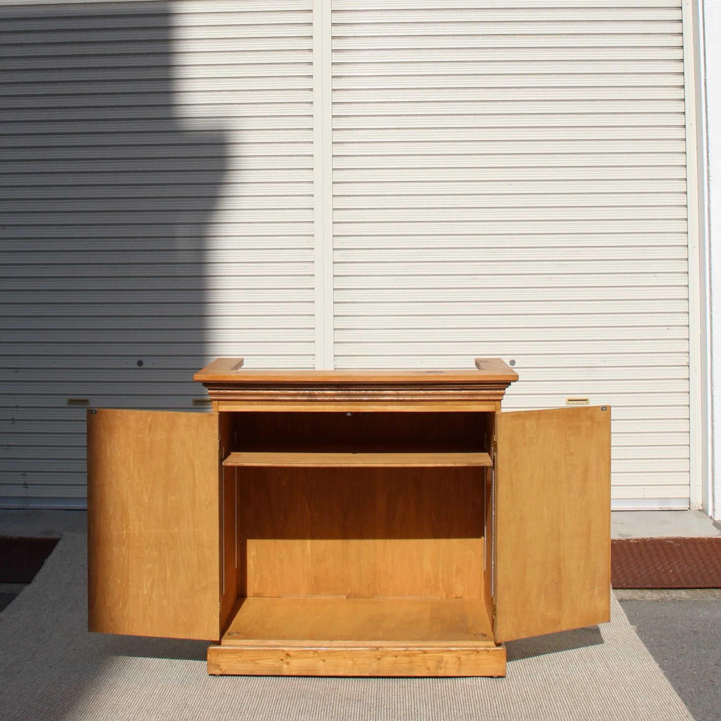 パイン材 ナチュラルなレジカウンター レジ台