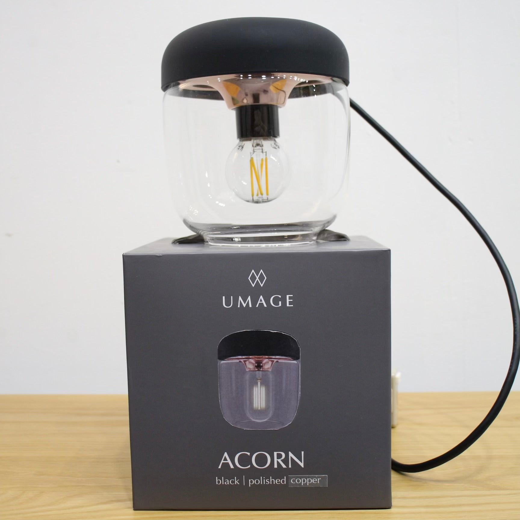 【売約済】ACORN ペンダントライト　北欧　デンマーク　（B2-93） ウメイ / UMAGE エイコーン / Acorn ブラック×コパー ペンダントライト