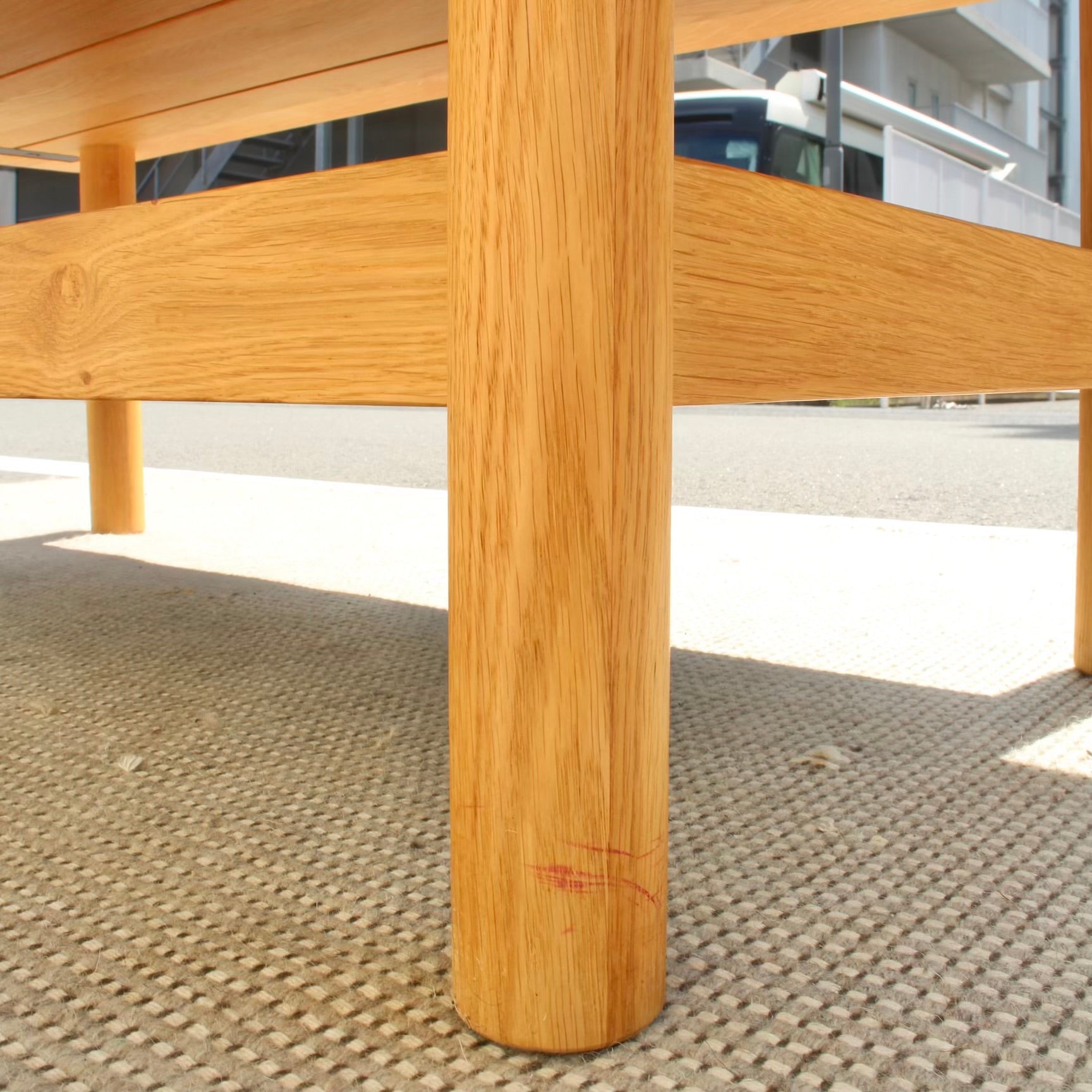 設置取付まで無料✨IDEE ディモンシュ ローテーブル オーク材 おしゃれ家具 DIMANCHE LOW TABLE｜ローテーブル｜IDEE SHOP Online