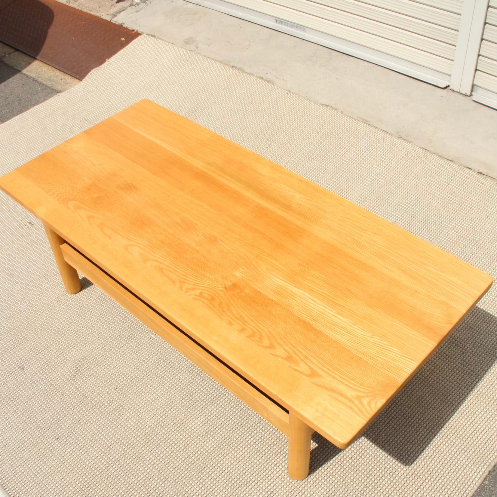 受け渡し者内定TABLE ディモンシュ ローテーブル無垢