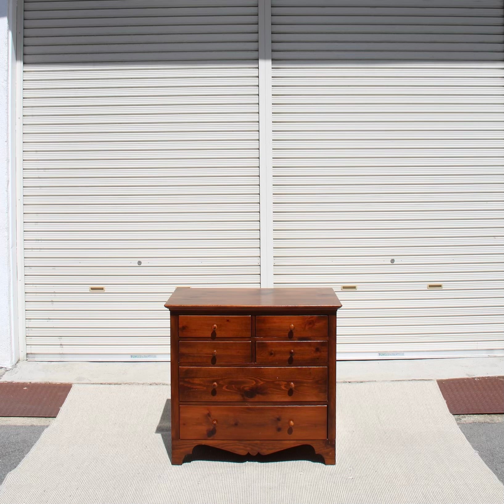 アンファン / Enfant パイン材 4段チェスト