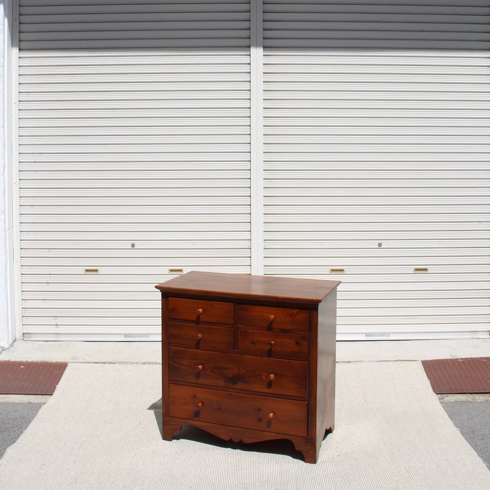 アンファン / Enfant パイン材 4段チェスト