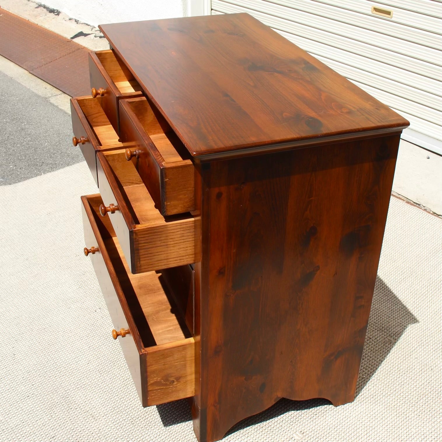 アンファン / Enfant パイン材 4段チェスト