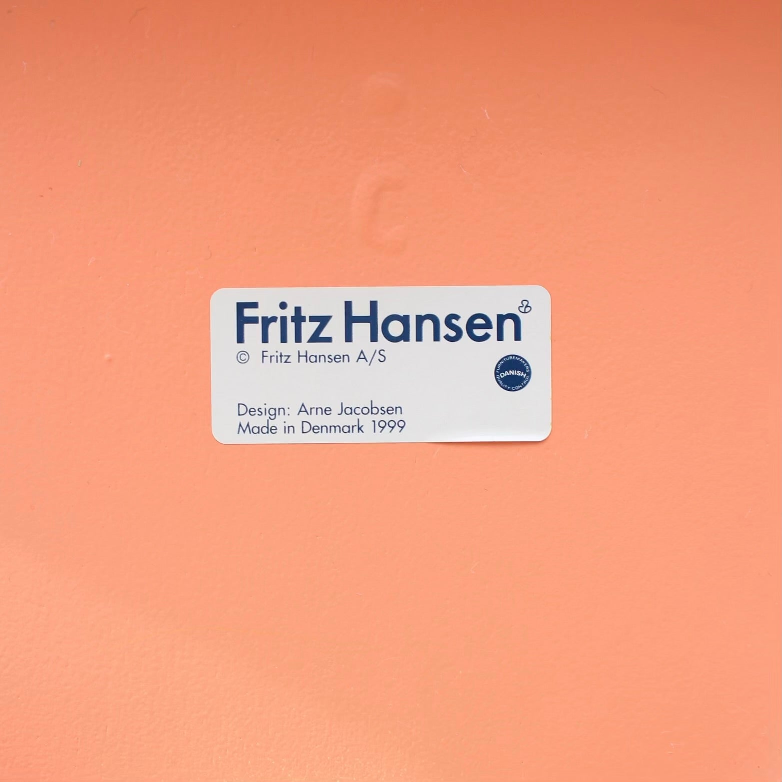 フリッツ・ハンセン / FRITZ HANSEN セブンチェア / SERIES 7 ラッカーオレンジ アルネ・ヤコブセン
