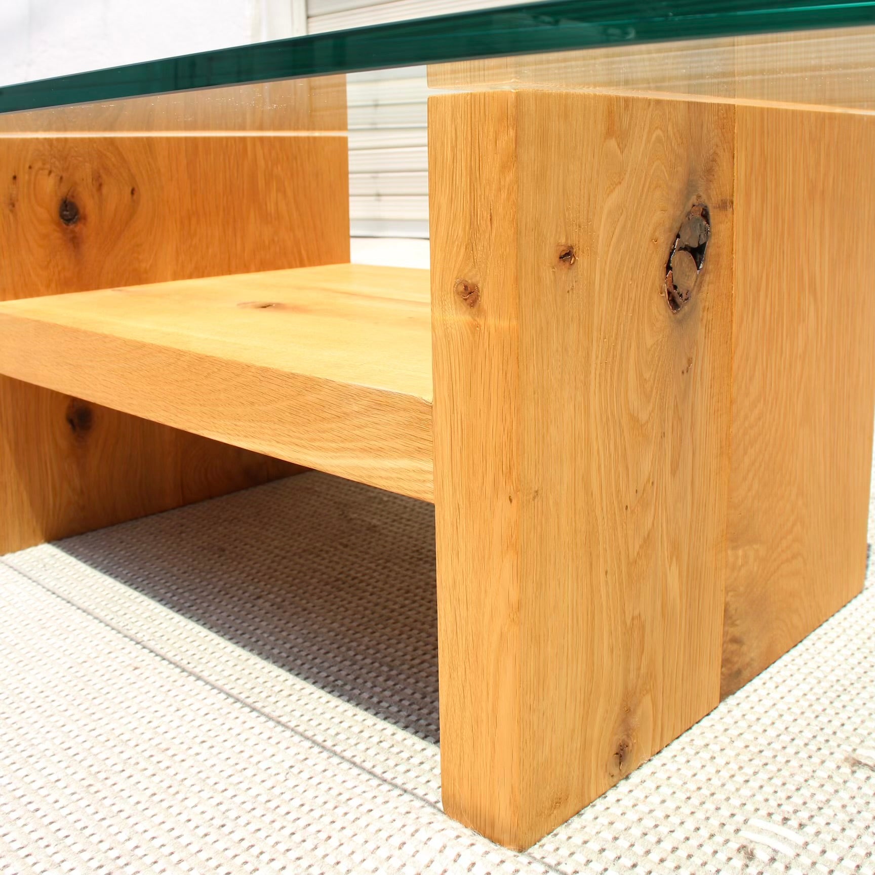 トラックファニチャー / TRUCK FURNITURE オーク ガラストップ ローテーブル
