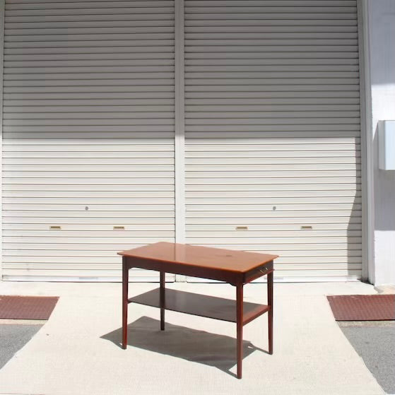 ウルフェルツモブラー / ULFERTS MOBLER ヴィンテージ回転式ドロワー付ソーイングテーブル スウェーデン ヴィンテージ