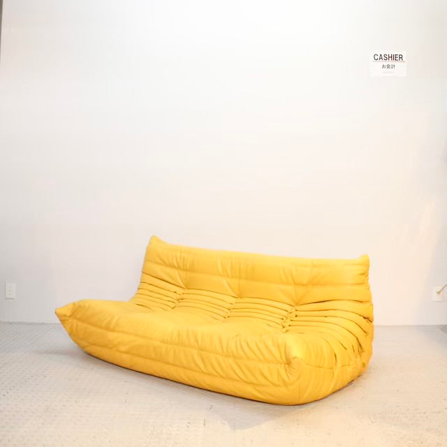 【送料無料！10月12日迄】 リーン・ロゼ / ligne roset  ロゼトーゴ トリプルソファ ローソファ 3人掛けソファ