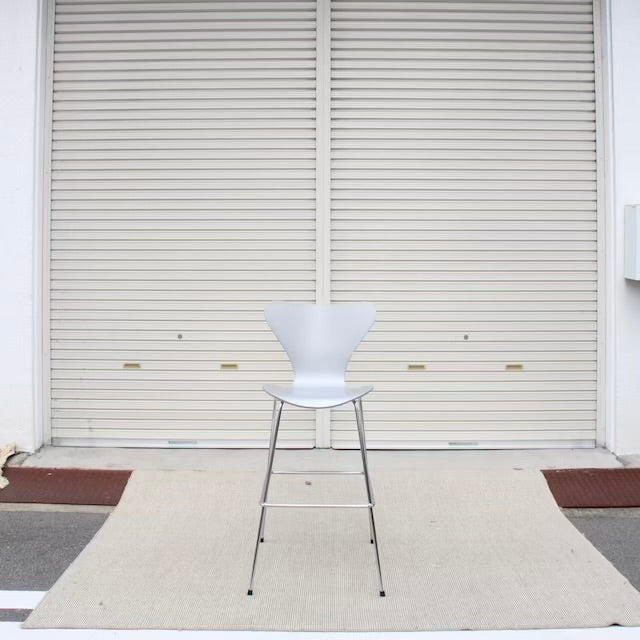 フリッツハンセン / FRITZ HANSEN セブンチェア バースツール シルバー アルネ・ヤコブセン / Arne Jacobsen