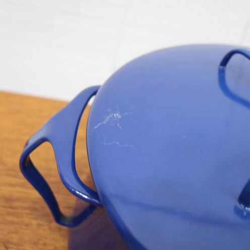 ダンスク / DANSK コベンスタイル ホーロー 両手鍋 26cm 青 ブルー