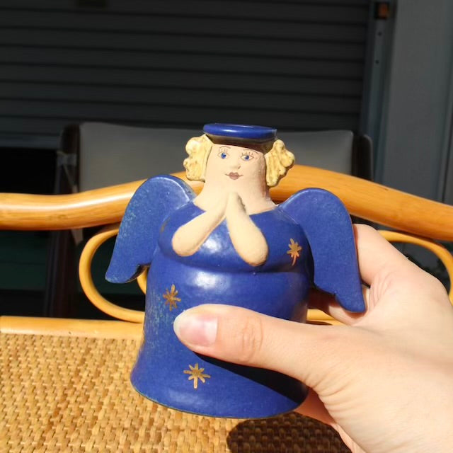 ケラミック・スタジオ / KERAMIK STUDION ブルーエンジェル キャンドルホルダー / Blue Angel Candle Holder リサ・ラーソン / Lisa Larson