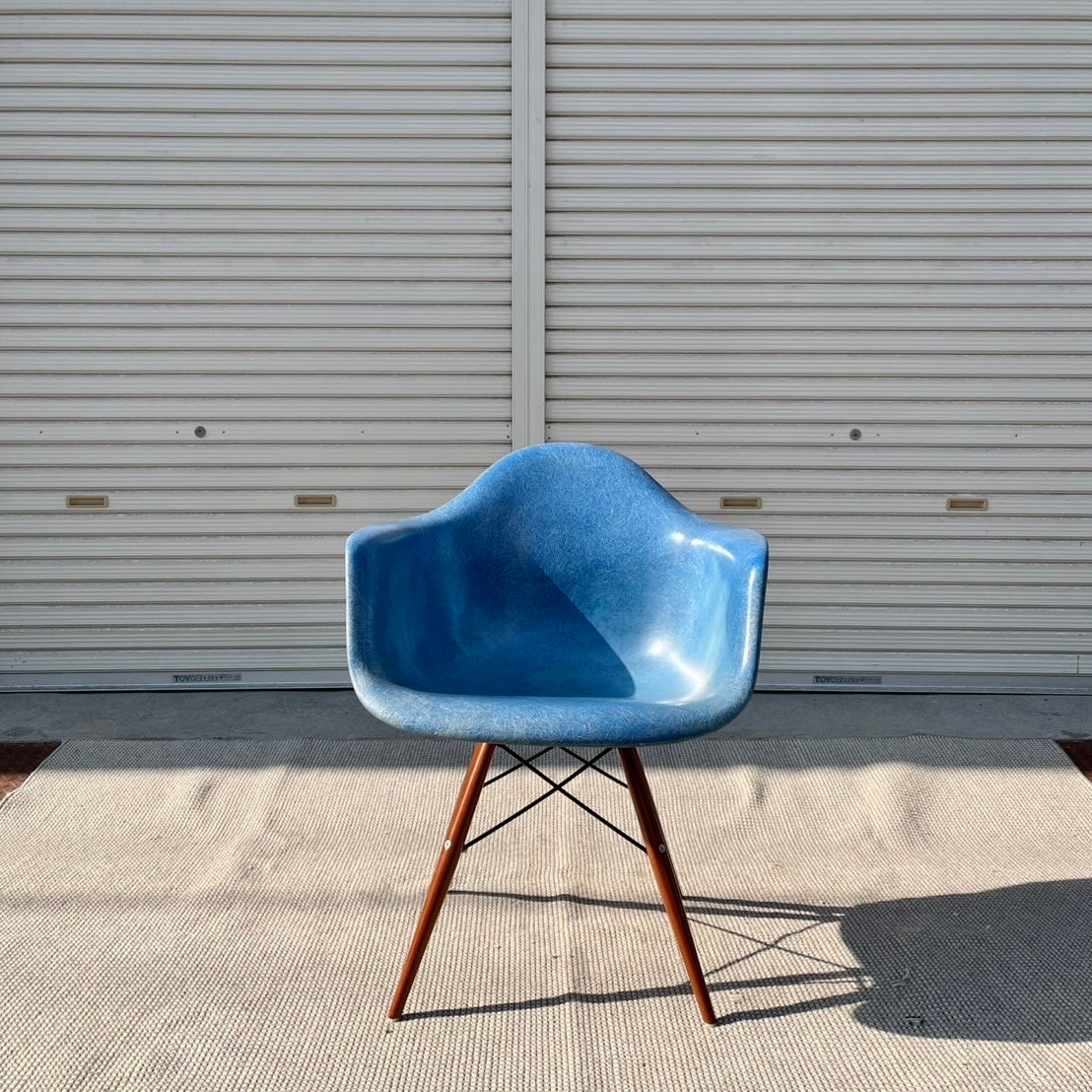 ハーマンミラー / Herman Miller アームシェルチェア ドゥエルレッグ コバルトブルー ヴィンテージ